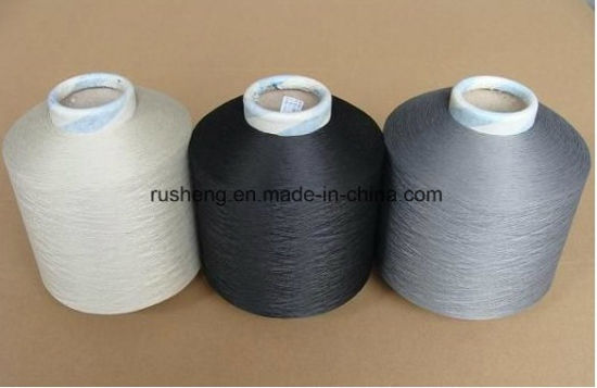 100% Polyester Twisted Yarn for Cloth Label
